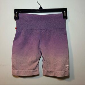 Gymshark We Do Gym Adapt Ombré Seamless Bike Shorts Size Small